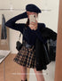 Plaid Mini Skirt